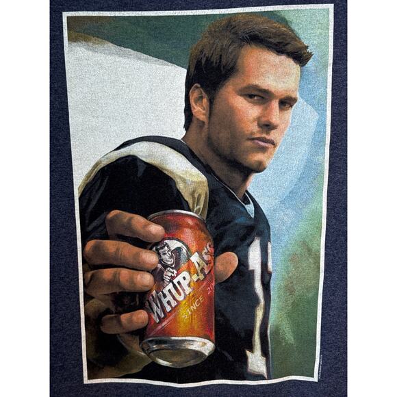 Fun Tom Brady ‘Patriots’ Graphic T-Shirt Size Small - Picture 2 of 5